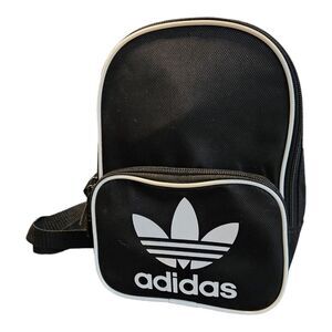 Adidas Original Santiago Black White MINI Small Backpack Sportswear Gym